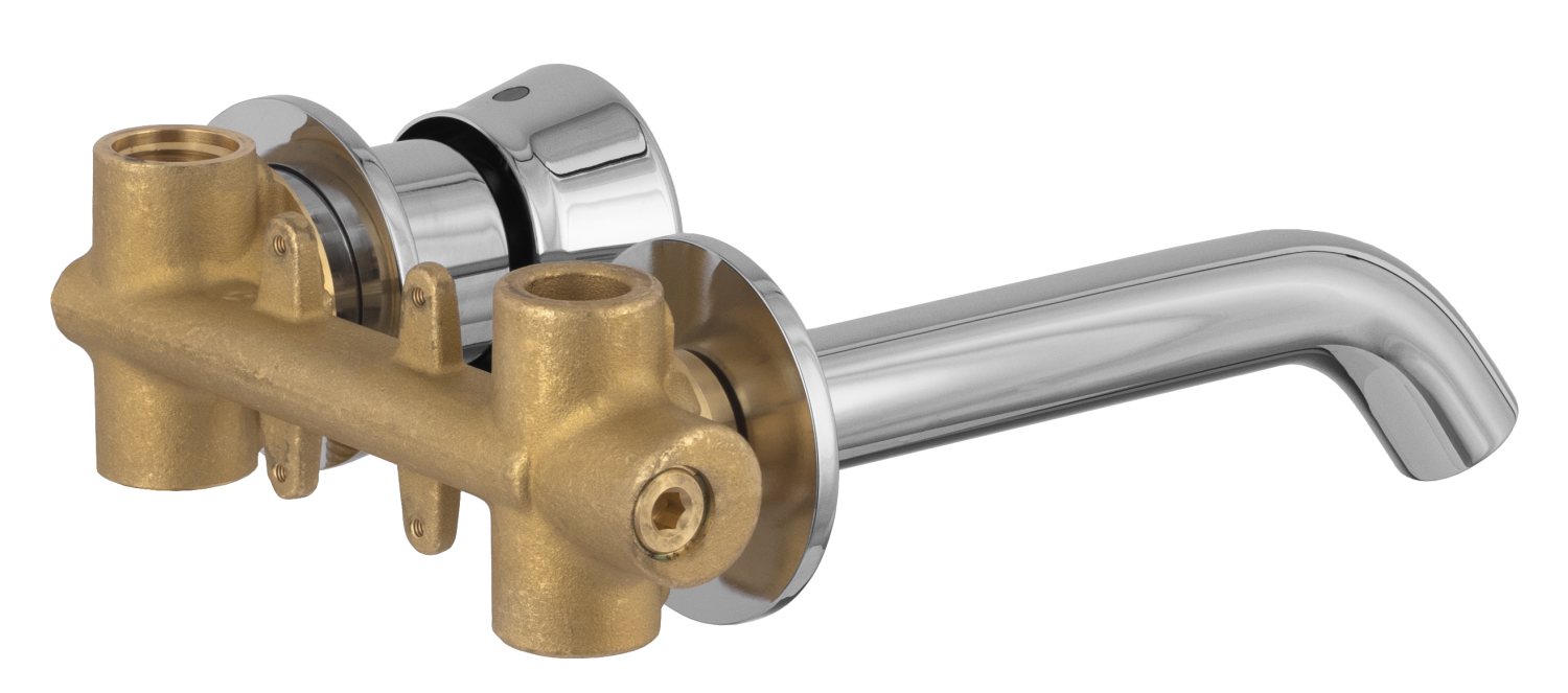 Remer Element Смеситель для раковины, излив 16,6 см, с внутренней частью, цвет: cromo ET15P