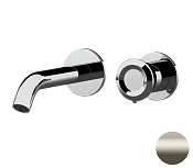 Remer Element Смеситель для раковины, излив 16,6 см, с внутренней частью, цвет: visual inox ET15PXV