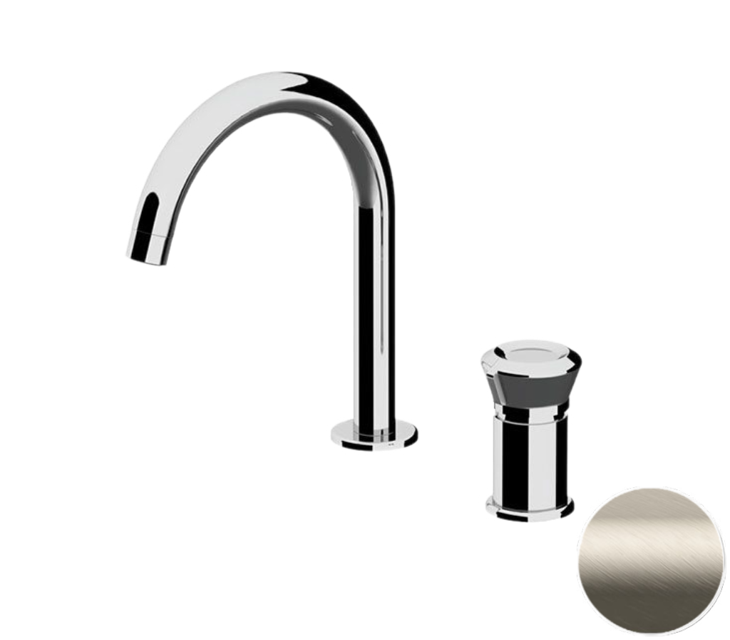 Remer Element Смеситель для раковины, без д/к, высота излива 14,2 см, цвет: visual inox ET57XV