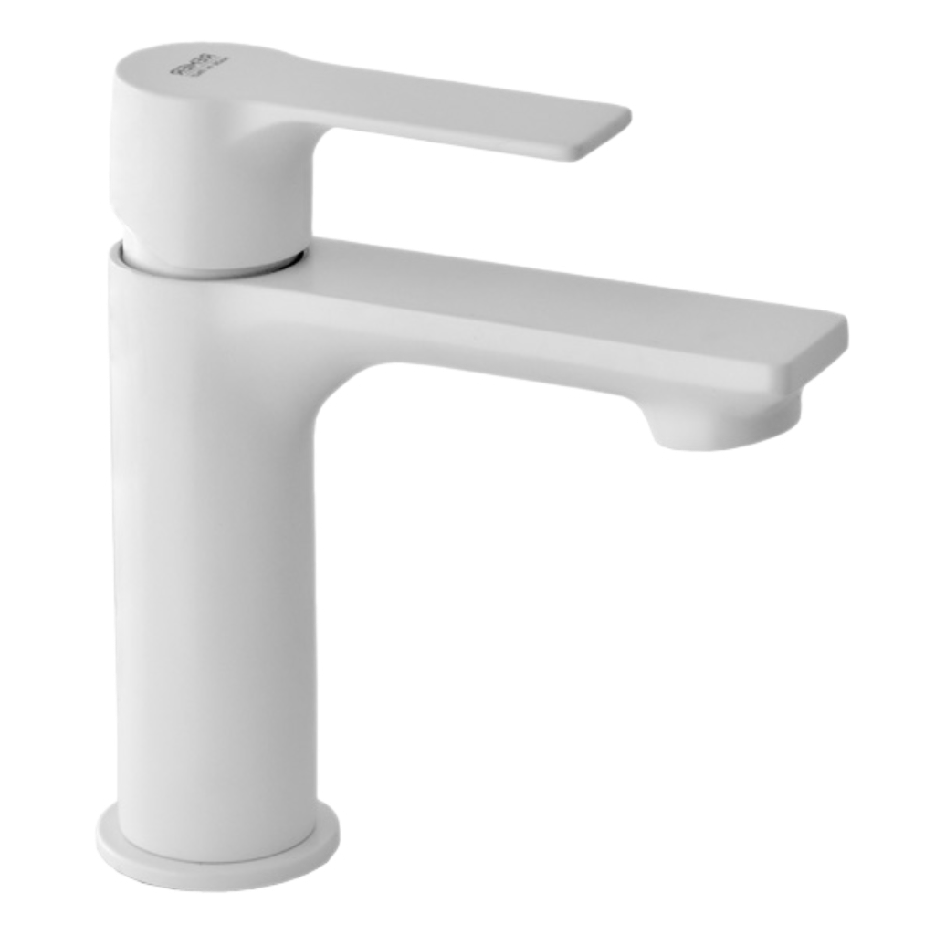 Remer Energy Смеситель для раковины, без донного клапана, высота излива 10,6 см, цвет: bianco opaco EY12BO