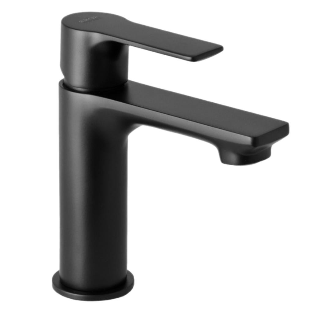 Remer Energy Смеситель для раковины, без донного клапана, высота излива 10,6 см, цвет: nero opaco EY12NO