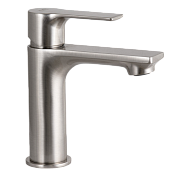 Remer Energy Смеситель для раковины, без д/к, высота излива 10,6 см, цвет: nichel spazzolato EY12NP