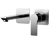 Remer Energy Смеситель для раковины, излив 23 см, с внутренней частью, цвет: cromo EY15PL