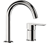 Remer Energy Смеситель для раковины, на 2 отвертсия, без д/к, высота излива 14 см, цвет: cromo EY57