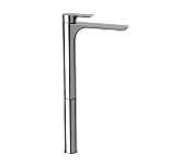 Remer Infinity Смеситель для раковины, без донного клапана, высота излива 46,1 см, цвет: cromo I11LXXL