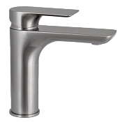 Remer Infinity Смеситель для раковины, без д/к, высота излива 12,6 см, цвет: nichel spazzolato I12NP