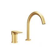 Remer Infinity Смеситель для раковины, без д/к, высота излива 14 см, цвет: oro spazzolato I57BG