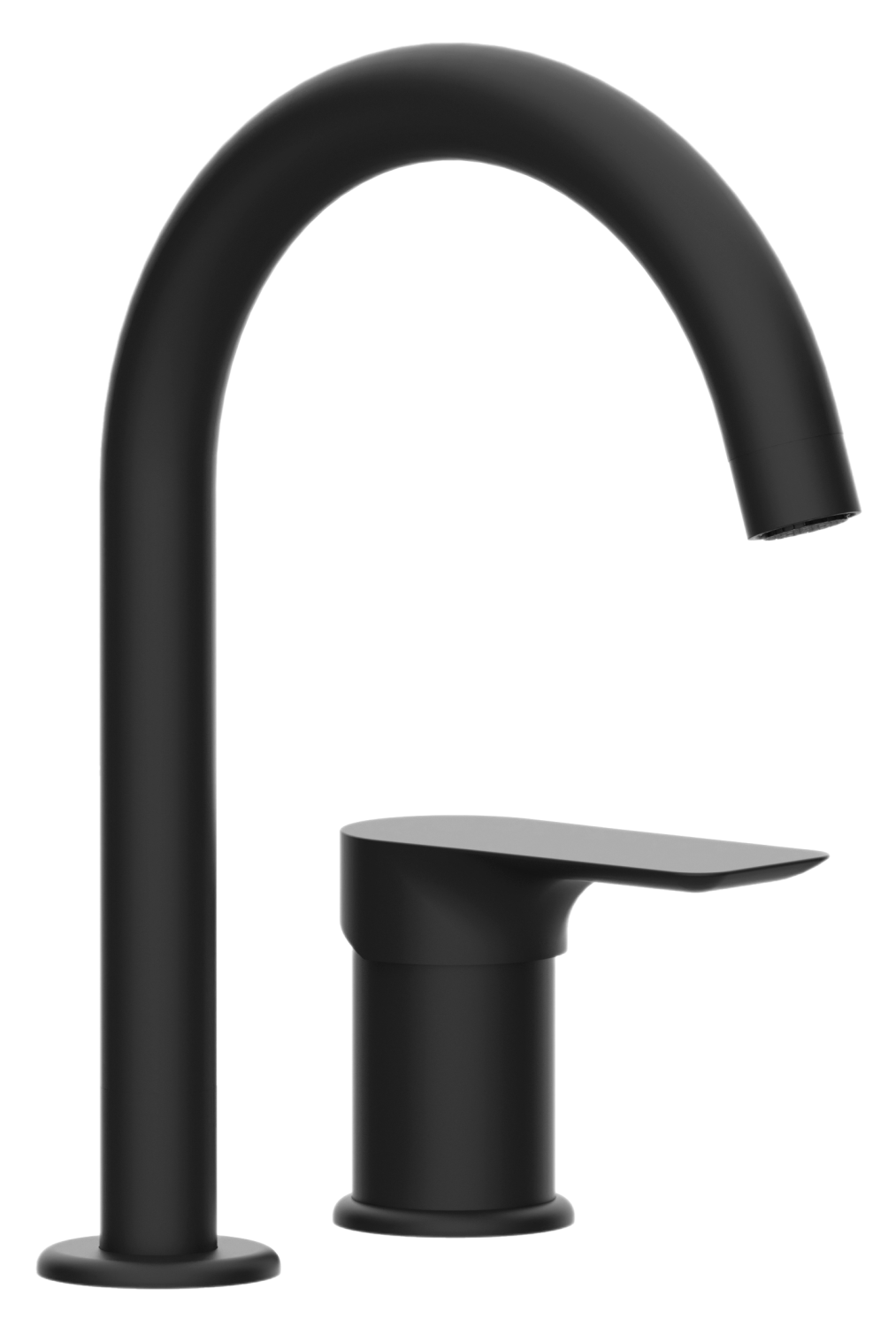 Remer Infinity Смеситель для раковины, без д/к, высота излива 14 см, цвет: nero opaco I57NO