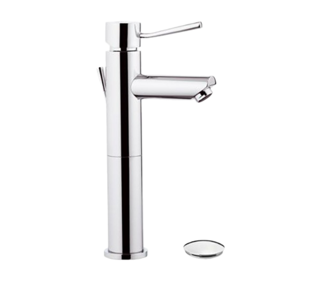 Remer Minimal Смеситель для раковины, с донным клапаном, высота излива 20 см, цвет: cromo N10L