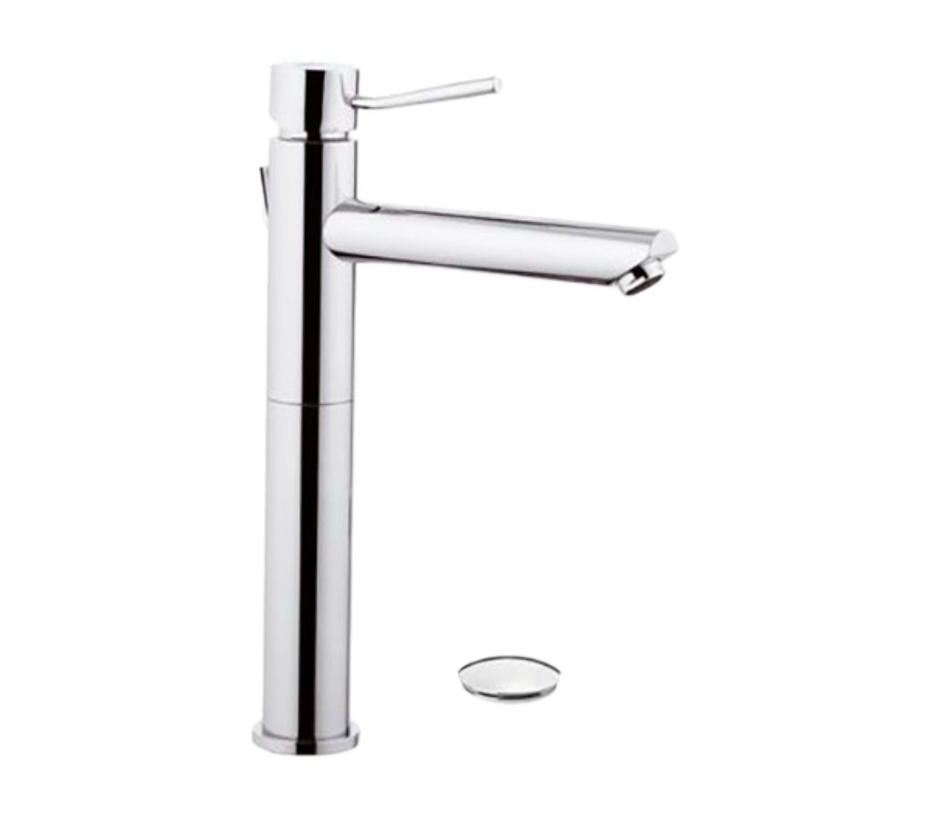 Remer Minimal Смеситель для раковины, с донным клапаном, высота излива 25 см, цвет: cromo N10LXL