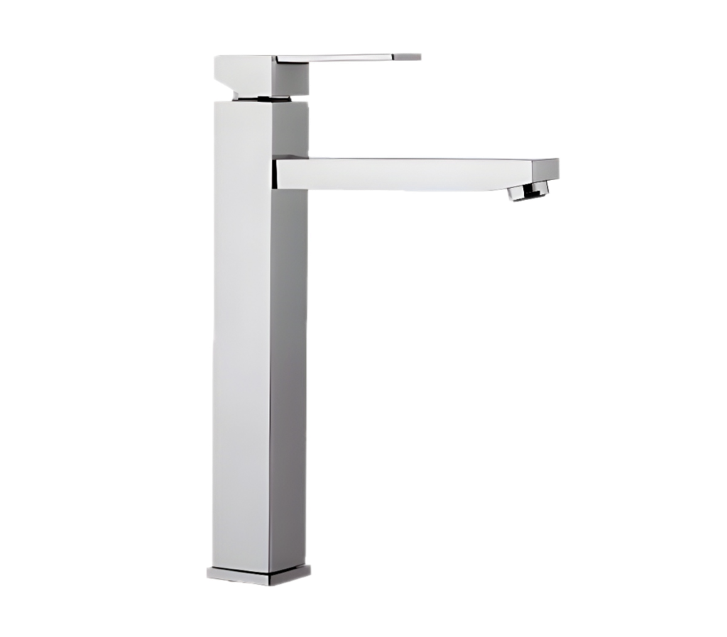 Remer Qubika Смеситель для раковины, без донного клапана, высота излива 24 см, цвет: cromo Q11L