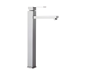 Remer Qubika Смеситель для раковины, без донного клапана, высота излива 35 см, цвет: cromo Q11LXL