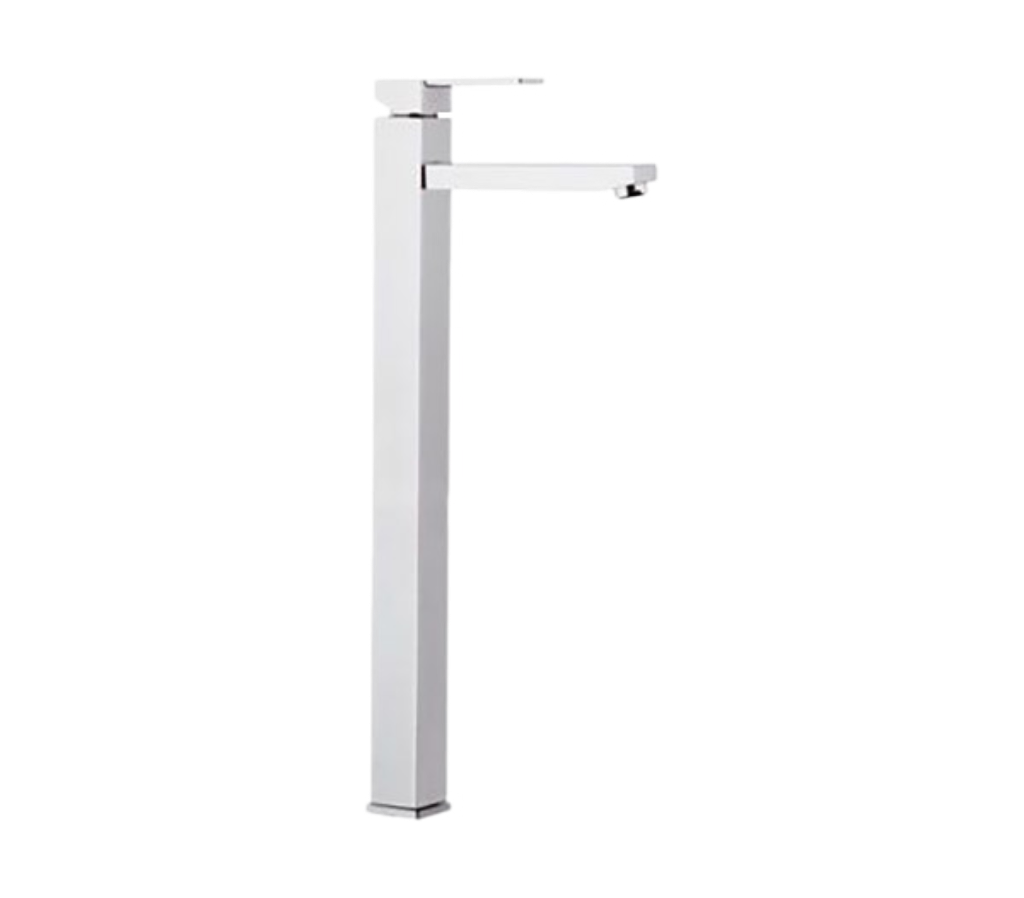 Remer Qubika Смеситель для раковины, без донного клапана, высота излива 45 см, цвет: cromo Q11LXXL