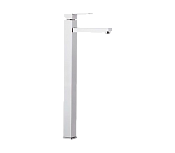 Remer Qubika Смеситель для раковины, без донного клапана, высота излива 45 см, цвет: cromo Q11LXXL