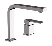 Remer Qubika Смеситель для раковины, на 2 отвертсия, без д/к, высота излива 14,2 см, цвет: cromo Q57