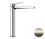 Remer Slash & Dot Смеситель для раковины, без д/к, высота излива 26,5 см, цвет: visual inox SL11LXV