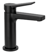 Remer Slash & Dot Смеситель для раковины, без д/к, высота излива 11,4 см, цвет: nero opaco SL12NO