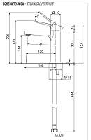 Remer Slash & Dot Смеситель для раковины, без д/к, высота излива 11,4 см, цвет: nero opaco SL12NO