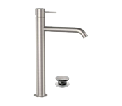 Remer X Style Inox Смеситель для раковины, д/к, высота излива 22 см, цвет: inox spazzolato SSX10LXLB