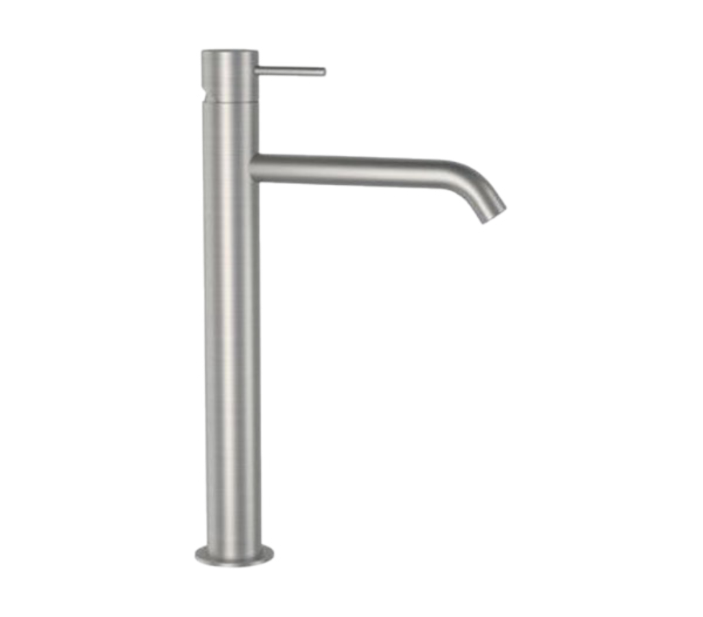 Remer X Style Inox Смеситель для раковины, без д/к, высота излива 22 см, цвет: inox spazzolato SSX12LXL