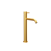 Remer X Style Смеситель для раковины, без донного клапана, высота излива 22 см, цвет: oro spazzolato X11LXLBG