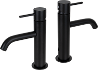 Remer X Style Смеситель для раковины, без донного клапана, высота излива 8,4 см, цвет: nero opaco X12NO