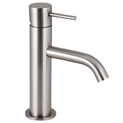 Remer X Style Смеситель для раковины, без д/к, высота излива 8,4 см, цвет: nichel spazzolato X12NP