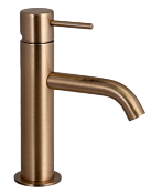 Remer X Style Смеситель для раковины, без д/к, высота излива 8,4 см, цвет: vecchio ottone X12VO