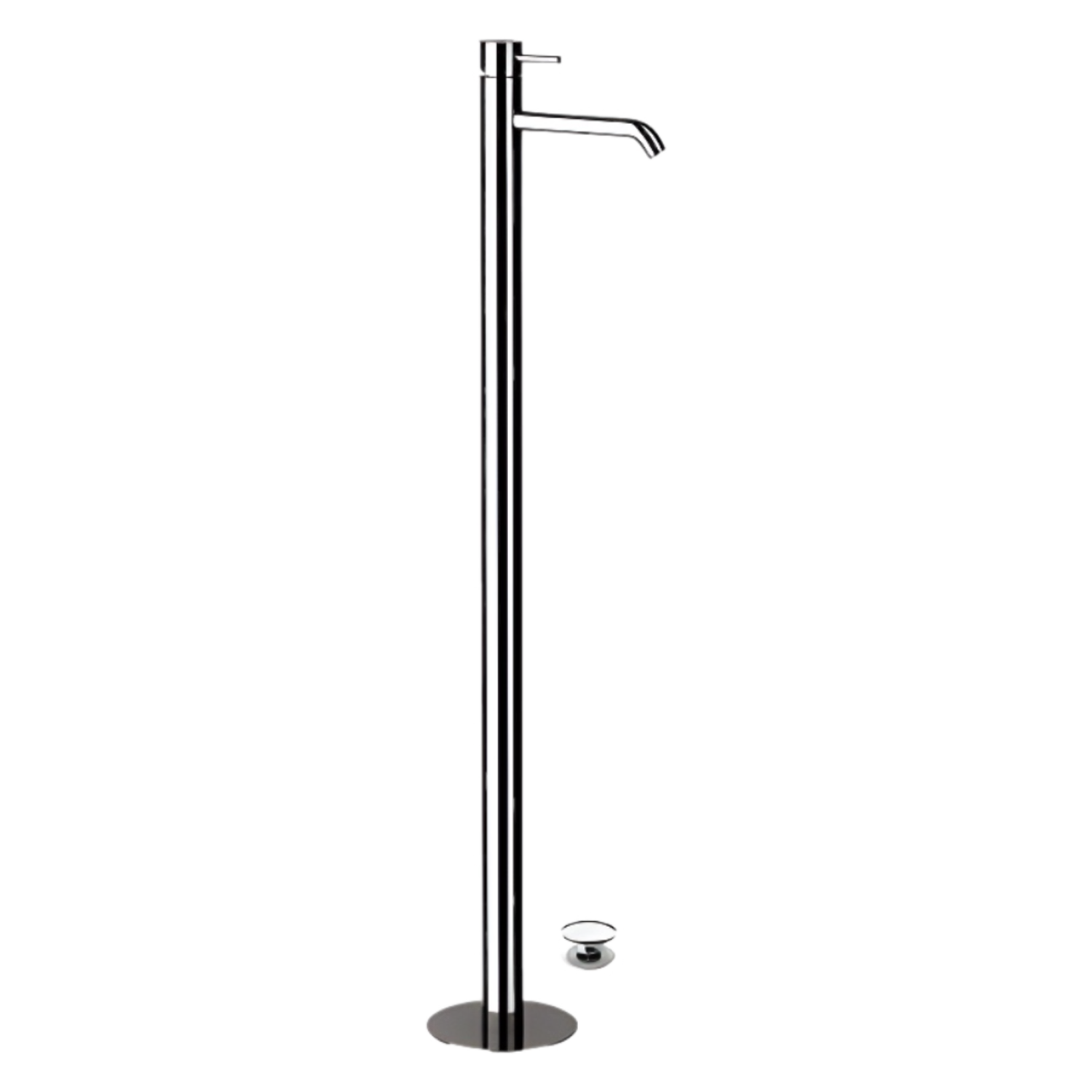 Remer X Style Смеситель для раковины напольный, д/к, излив 18 см, цвет: cromo X18