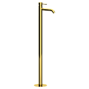 Remer X Style Смеситель для раковины напольный, д/к, излив 18 см, цвет: oro lucido X18DO