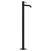 Remer X Style Смеситель для раковины напольный, д/к, излив 18 см, цвет: nero opaco X18NO