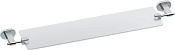 Ravak Chrome CR 500.00 Полка для полотенец стеклянная 64x12 см, подвесная, цвет: хром X07P195