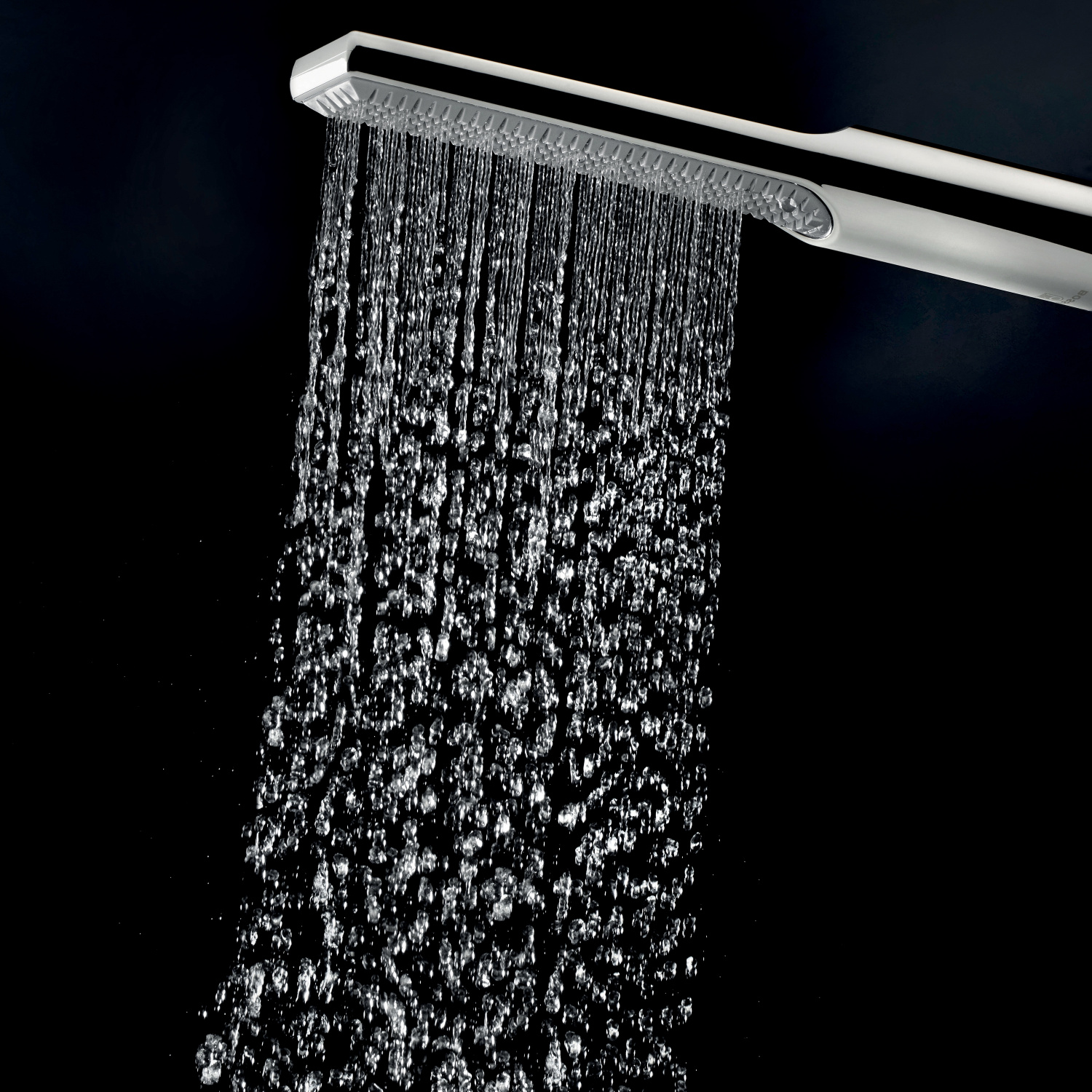 Bossini Apice Душевая стойка: смеситель, ручной и верхний душ, 1 вид струи, шланг, цвет: chrome L10507.030