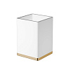 Boheme Стакан настольный, латунный, цвет: white/gold 10961-W-G