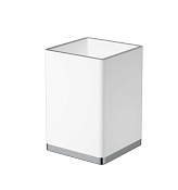 Boheme Стакан настольный, латунный, цвет: chrome/white 10961-W-CR