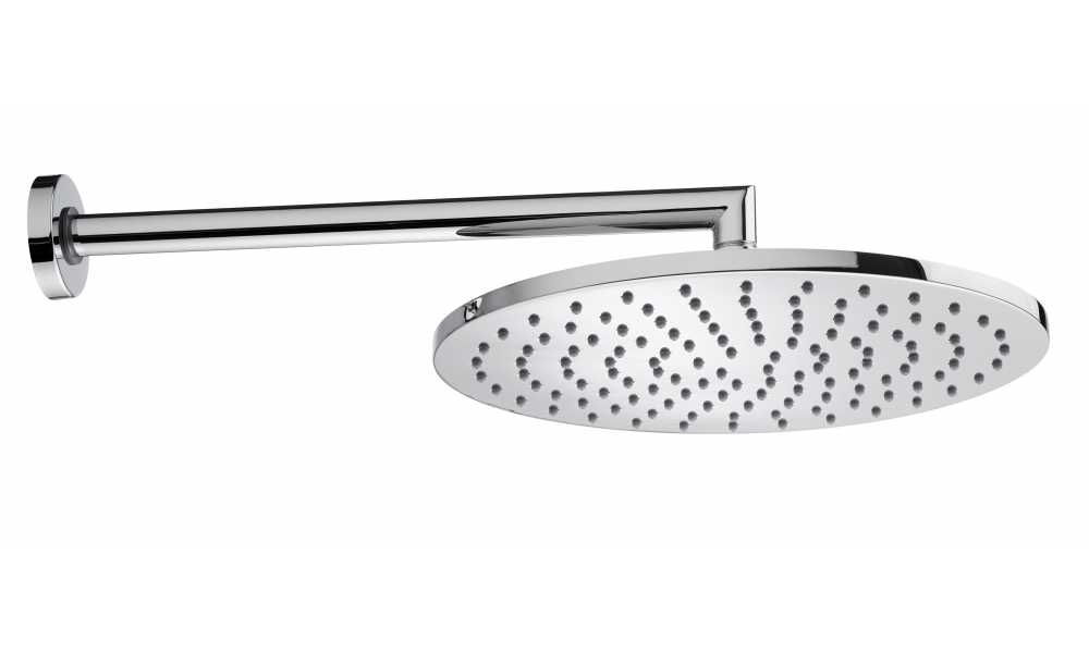 Bossini Cosmo Верхний душ d28 см, 1 вид струи, кронштейн настенный 35 см, цвет: chrome H70596H.030