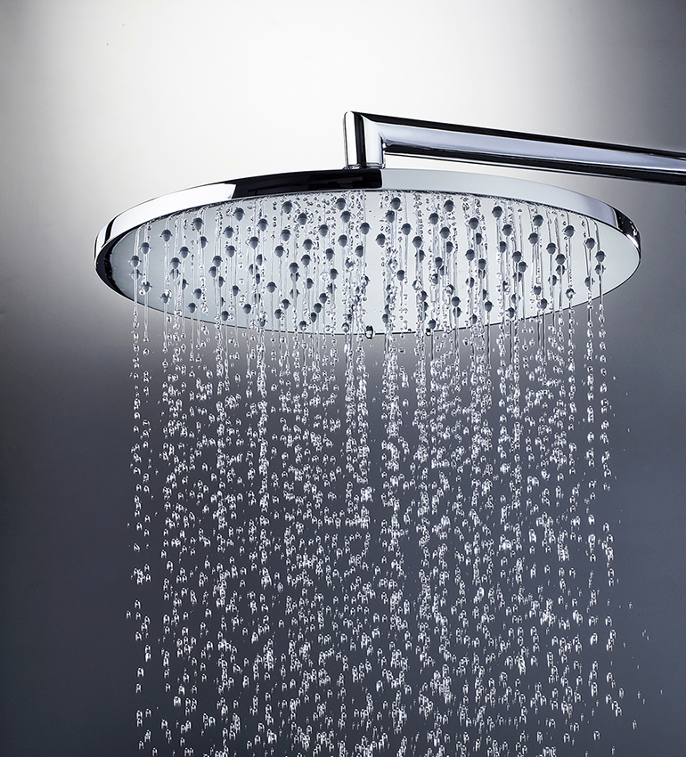 Bossini Cosmo Верхний душ d28 см, 1 вид струи, кронштейн настенный 35 см, цвет: chrome H70596H.030