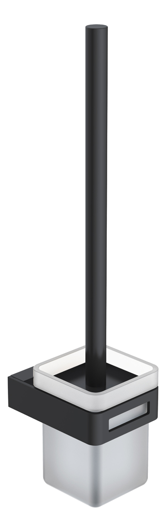 Boheme Q Ершик для унитаза подвесной со стеклянной колбой, цвет: black 10954-B