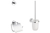 Grohe Essentials Комплект аксессуаров: ершик, крючок, держатель для туалетной бумаги, хром 40407001