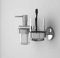 Grohe Essentials Стакан стеклянный подвесной, цвет: хром 40447001