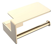 Boheme Q Держатель туалетной бумаги с полочкой, подвесной, цвет: gold 10941-G