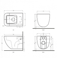 Cielo Shui Сиденье для унитаза, цвет: белый CPVSHCOTF