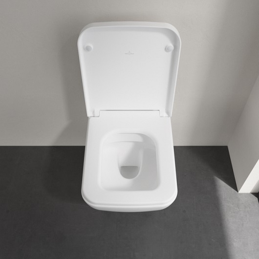 Villeroy & Boch Venticello Сиденье для унитаза с микролифтом, цвет: stone white 8M22S1RW