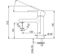 Remer Vanity Смеситель для раковины, без д/к, высота излива 10,1 см, цвет: oro spazzolato V12BG