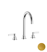 Cisal Grace Смеситель для раковины, с донным клапаном, длина излива 17,2 см, цвет: brushed gold GL0010602W