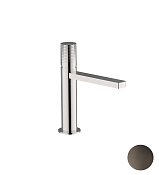 Cisal X32 Смеситель для раковины, без д/к, длина излива 13 см, цвет: brushed black titanium PVD X20005045L