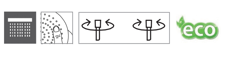 Carimali Doccia Душевой гарнитур: одноструйный ручной душ Stilo 4, цвет: хром 65272-CR