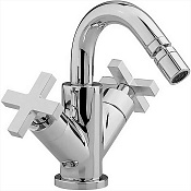 Cisal Barcelona Quad Смеситель для биде, с донным клапаном, длина излива 11 см, цвет: chrome BQ00155021