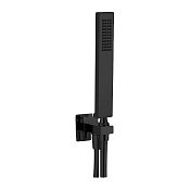 Cisal Shower Душевой гарнитур: душевая лейка, шланг 150 см, вывод, цвет: night black DS01886040