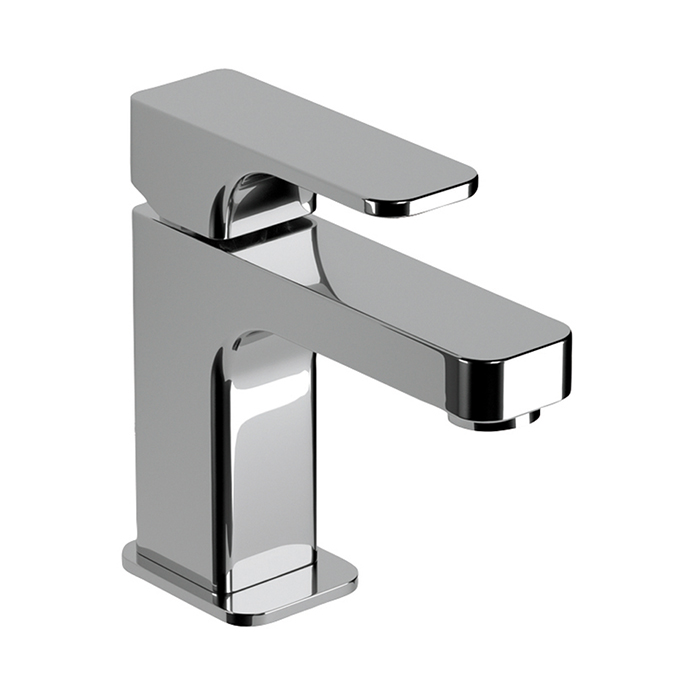 Cisal Cubic Смеситель для раковины, без донным клапаном, длина излива 11 см, цвет: chrome CU00054121